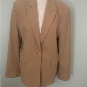 The Limited NWT Tan Blazer Sz L